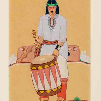 Pueblo Drummer