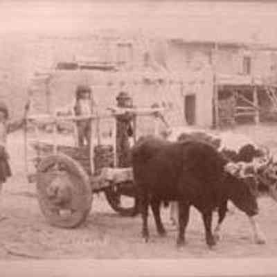 Indian Carretta, Tesuque, A.T. & S.F.R.R.