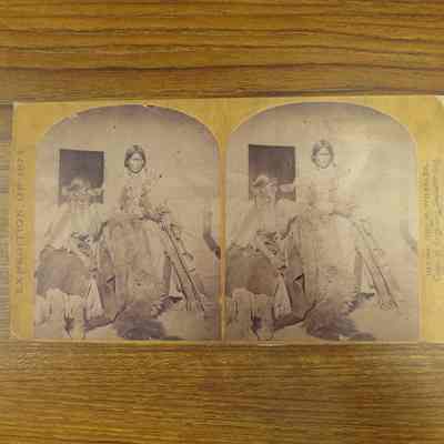Jicarillia Apache Brave and Squaw, lately wedded. Abiquiu Agency, New Mexico