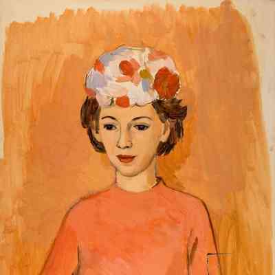 untitled-(portrait of woman in pink shirt)