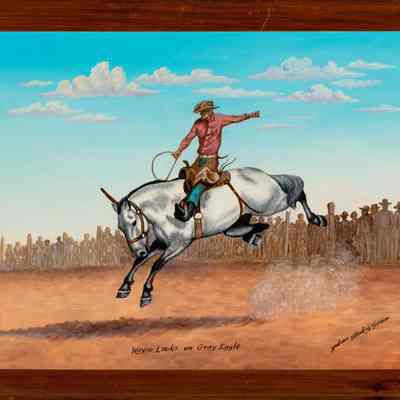 Wayne Louks on Gray Eagle