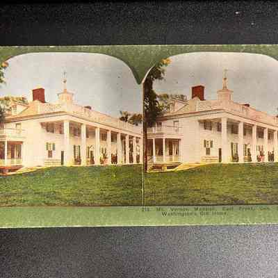 218. Mt. Vernon Mansion, East Front, Gen. George Washington's Old Home