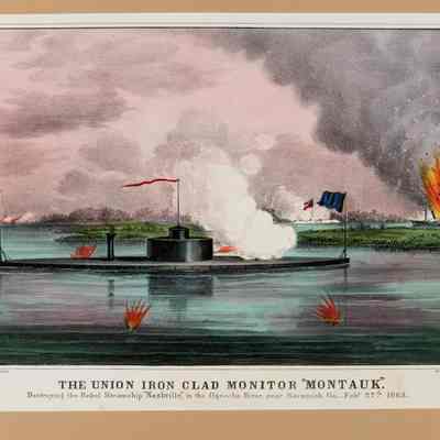 The Union Iron Clad Monitor "Montawk"