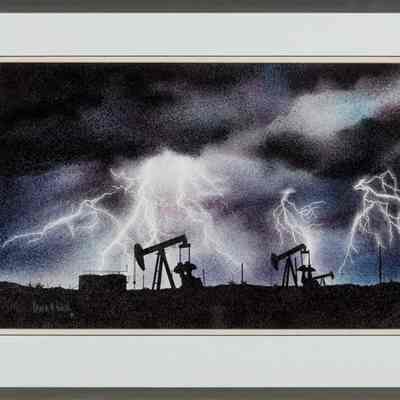 Lightning Over the Farm