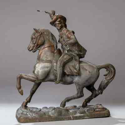 Cowboy on Horseback