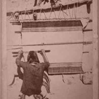 Navajo Squaw Weaving Blankets