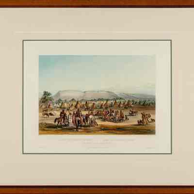 Encampment of the Piekann Indians
