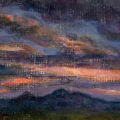 Sunset Over Peaks