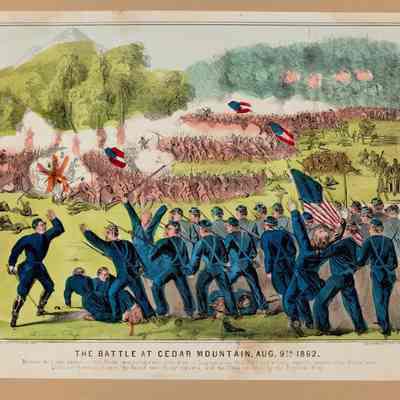 The Battle at Cedar Mountain, Aug. 9th 1862