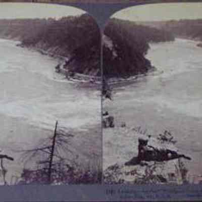 Looking Over the Whirlpool and down the River from Canadian Side-Niagara, U.S.A.