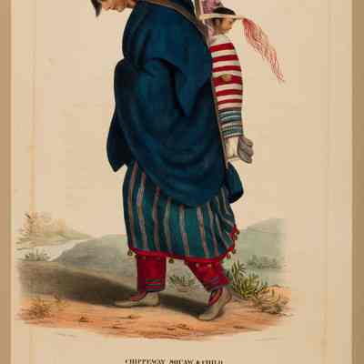 Chippeway Squaw and Child