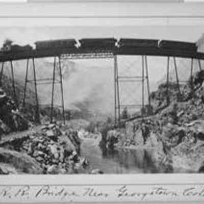 R.R. Bridge Near Georgetown Colorado
