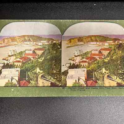 231. Harbor, Coast and Castle Hill, from Boul. Carnot, Nice, France.