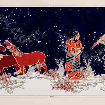 Untitled (Book Cover, Love Flute, Couple & Young Man Playing Flute)