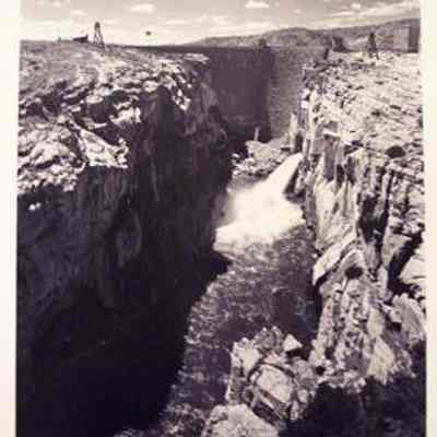 Pathfinder Dam on the North Platte-Natrona Co. WY.