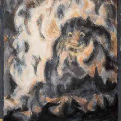 Monster in Clouds Aflame