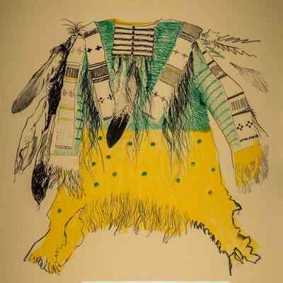 War Shirt with Green Ledger