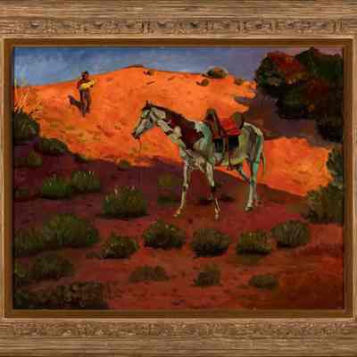 An Indian and His Horse