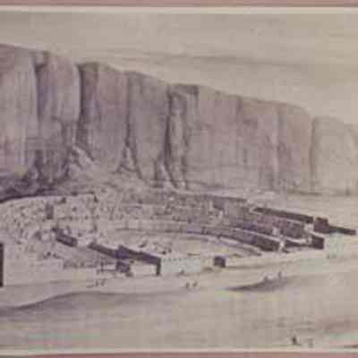 Sketch of the Pueblo Bonito