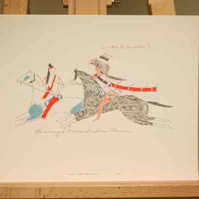 Running a Crow Indian Down
