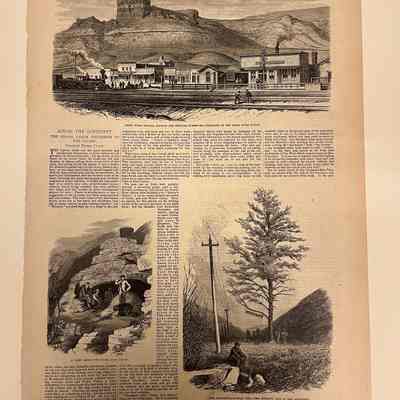 Across the Continent: Trip Through Utah Weber Canon To the Thousand Mile Tree
