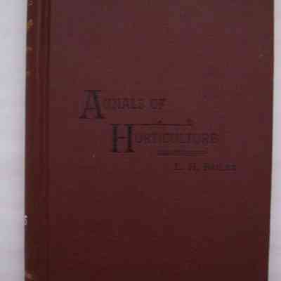 Annals of Horticulture