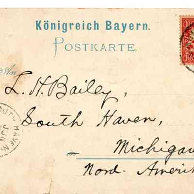 Postcard: June 5, 1898
