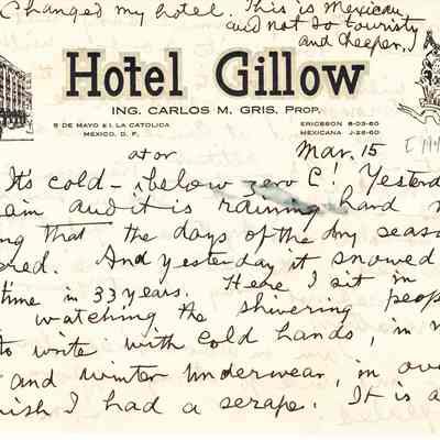 Letter: March 15, 1940?