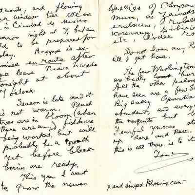letter from LHB to Ethel Zoe 3 4 1940 p2: Origformat: Artifact