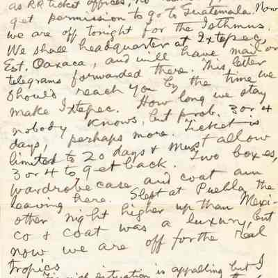 Letter: March 23, 1940