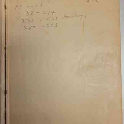 First page, front matter