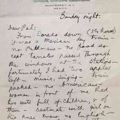 Letter: November 25, 1941