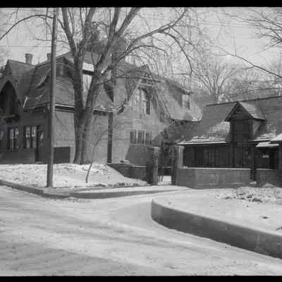 Sage Pl. 1935 [Office and patio with Carriage House]