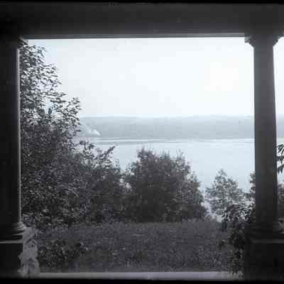 Bailiwick [porch view of Cayuga Lake, west shore]