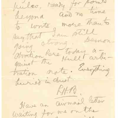 Letter: April 11, 1940