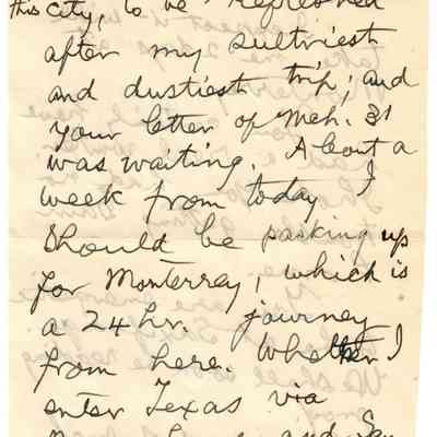 Letter: April 7, 1940