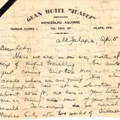 Letter: April 5, 1940