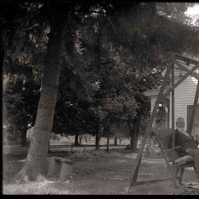 S. Haven Mich. Dr. B's Father [Bailey Homestead South Lawn- Liberty Hyde Bailey Sr.]