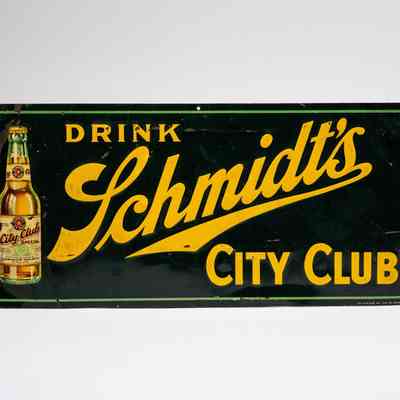City Club Beer Tin Sign