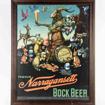 Narragansett Bock Beer Robert Lawson Illustration