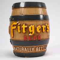 Fitger's Beer Barrel Chalk Statue - Image 2