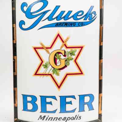 Gluek's Vitrolite Corner Sign