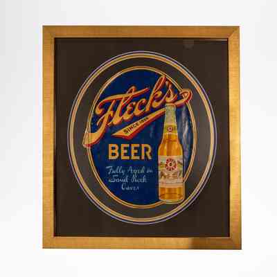 Fleck's Beer Framed Poster