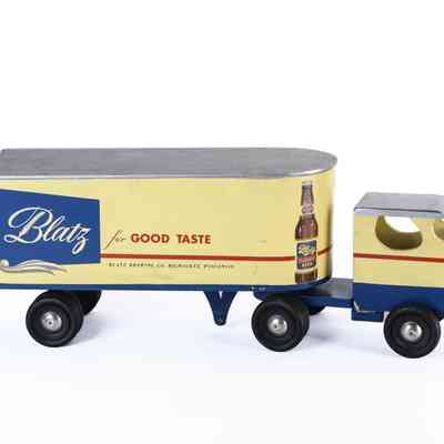 Blatz "for Good Taste" Toy Truck