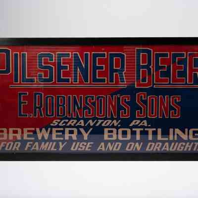 E. Robinson's Sons Framed Sign