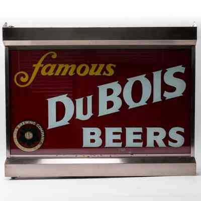 Famous DuBois Beers Hanging Sign