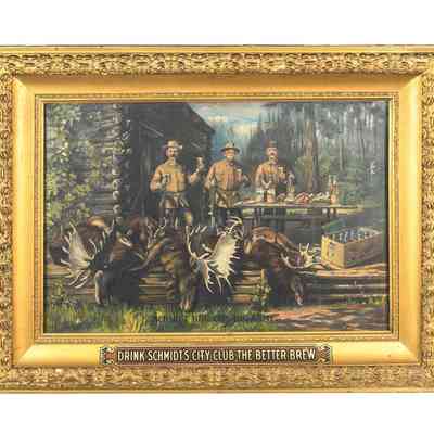 Schmidt's City Club "Big Game" Canvas