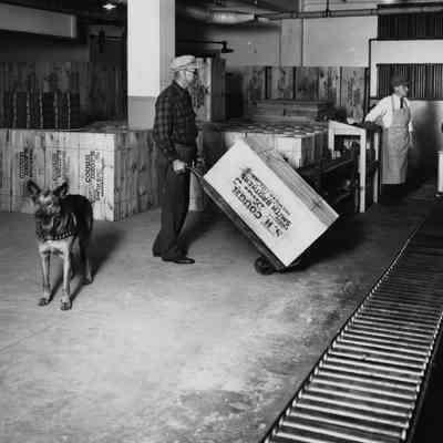 Smith Brothers, Poughkeepsie by A Aubrey Bodine: Smith Brothers, Poughkeepsie by A Aubrey Bodine