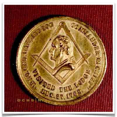 1895 Commemorative Coin Washington's Visit 1771