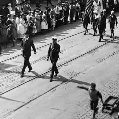 Rueben Van Vlack photos of Poughkeepsie during World War One